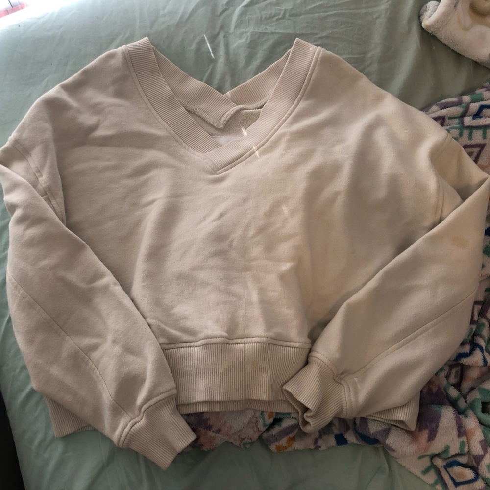 Aerie v-neck sweatshirt